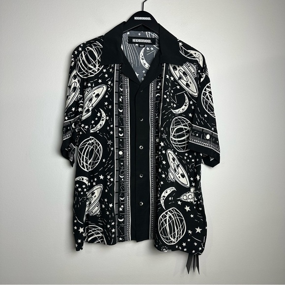 Neighborhood Monochrome Starry Shirt - Picture 2 of 13